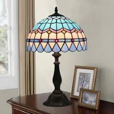 E27 Retro Decorative Stained Glass Lamp