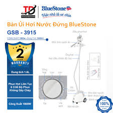 Bàn ủi hơi nước đứng Bluestone GSB-3915 , Dung Tích 1.6L , Bảo hành chính  hãng 2 năm