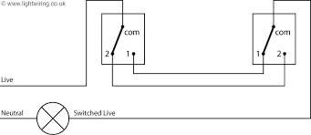 2 Way Lighting Circuit Diagram Light