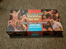 Did you know these fun bits of trivia and interesting bits of . Cardinal Wwf Wrestling Trivia Game 100 Complete 1997 Wwe Rock Rookie Card For Sale Online Ebay