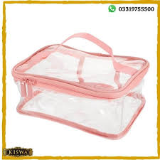 clear makeup storage pouch