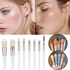 foundation blush eyeshadow lip brushes