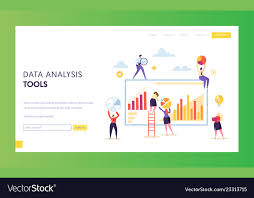 Digital Marketing Data Analysis Chart Landing Page
