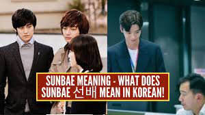 Sunbae korean meaning