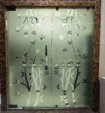 Hinged Printed Glass Door For Hotel