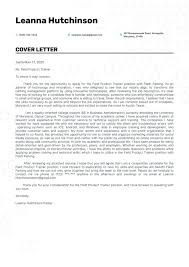 top trainer cover letter exles for 2024
