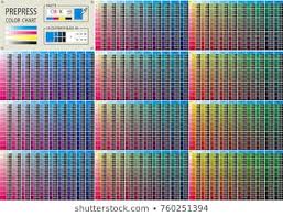 Cmyk Colour Chart Stock Illustrations Images Vectors