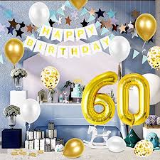 Or, if, for example, horses inspire the birthday man. Compare Prices For 60th Birthday Decorations For Men Women Across All Amazon European Stores