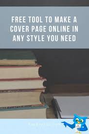 Title Page Maker Free Tool To Make A Cover Page Online In