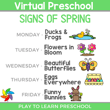 Please visit our other websites: Virtual Preschool Signs Of Spring Circle Time Videos