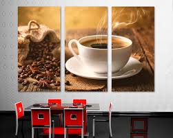 Coffee Cup Canvas Print Wall Art