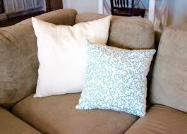 how to sew a super easy throw pillow
