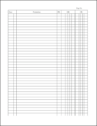 Accounting Ledger Paper Blank Ledger Sheet Free Accounting Ledger