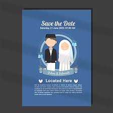 muslim wedding templates psd design for