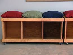 how to build a rolling storage bench
