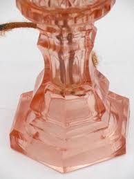 Vintage Rose Pink Depression Glass