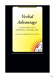 Check spelling or type a new query. Verbal Advantage 10 Easy Steps To A Powerful Vocabulary By Ron De Lima Issuu