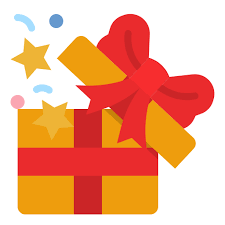 gift box free birthday and party icons