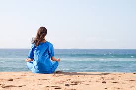 Image result for meditation on the beach