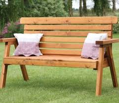 Hetton 3 Seater Bench Wooden Benches