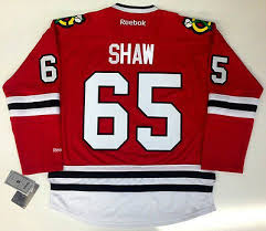 Shaw Chicago Blackhawks Reebok Premier 7185 Home Red Jersey