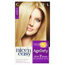 Clairol Nice N Easy Age Defy Permanent 9 Light Blonde Hair Dye