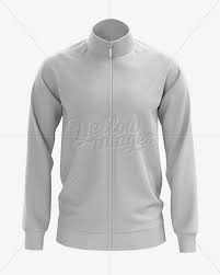 Men S Training Jacket Mockup Front View In Apparel Mockups On Yellow Images Object Mockups