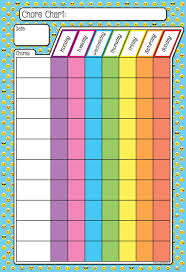 Emoji Chore Poly Chart Write On Wipe Off 003030 Rainbow