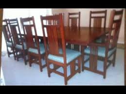 The room style 7 piece cherry finish solid wood dining. 10 Ft Solid Cherry Dining Table With 12 Chairs Ebay