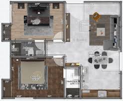 34x28 feet interior house design 2bhk