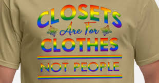closets are for clothes not people men