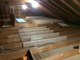 build attic flooring on joists