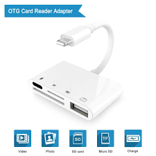 Usb micro sd/tf memory card reader adapter for iphone ipad android otg android. Adapter Card Reader Lightning Ke Usb Untuk Iphone Ipad Sd Tf Shopee Indonesia