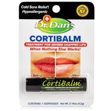 cortibalm lip balm dermatology care