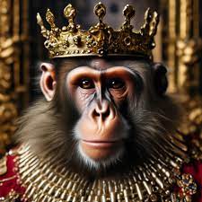 Корона на обезьяне» — создано в Шедевруме