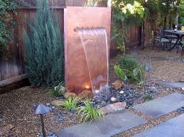 How To Build A Copper Water Wall Water Features In The