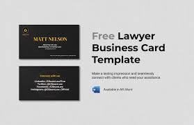 business card in word free template