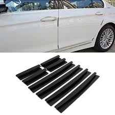 Black Car Styling Mouldings Strip Bumper Protector Corner