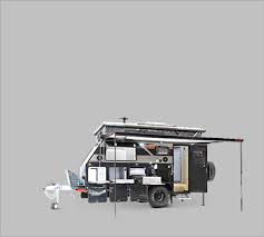rugged off road travel trailers black