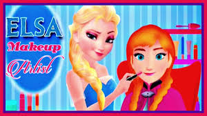 elsa artist makeup anna cute