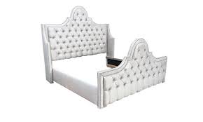 Tufted Headboard Bed Frame Upholstered