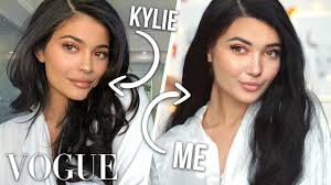 kylie jenner s vogue makeup routine