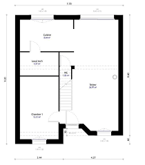 plan de maison à 4 chambres sélection