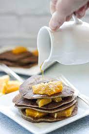 orange ed buckwheat pancakes