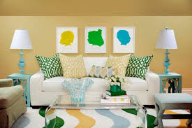blue and yellow living room ideas