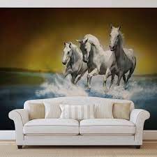 Horses Wall Paper Mural Buy At