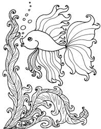 Free aquarium coloring pages, easy to print! Coloring Pages Aquarium Tropical Fish