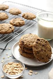 These soft and chewy oatmeal cookies are only 100 calories each, perfect for a clean . Healthy Oatmeal Cookies W Mini Chocolate Chips Fit Foodie Finds