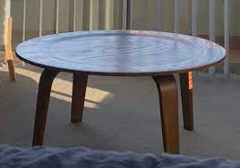 Round Timber Coffee Table