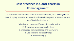 Best Practices In Gantt Charts In It Management